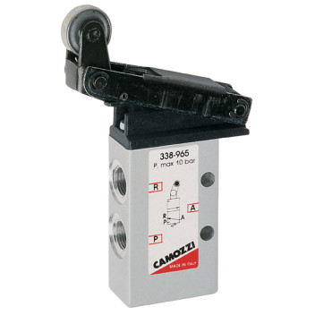 1/8 3/2 ROLLER LEVER SPRING RETURN VALVE