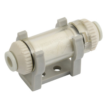 VAC FILTER 20L/MIN MAX 6MM OD AND BRKT