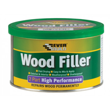 Everbuild 2-Part High-Performance Wood Filler Medium Stainable 500g