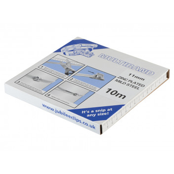 Jubilee Multiband Mild Steel 11mm 10m Pack