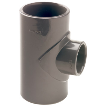 125MM X 63MM UPVC RED BRANCH TEE