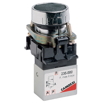 M5 PUSH BUTTON SPRING RETURN
