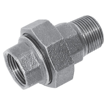 1.1/2\"BSPT M/FEM UNION FIG272 GALVANISED