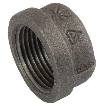 (BS FIG185) BSPT END CAP 3/4 BLK