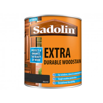 Sadolin Extra Durable Woodstain Ebony 1 litre