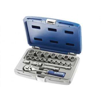 Expert Socket & Accessory Set of 22 Metric 3/8in Drive