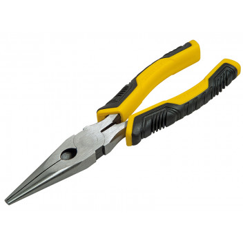 Stanley Tools Long Nose Pliers Control Grip 200mm (8in)