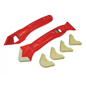 Faithfull Silicone Scraper Kit Two Piece