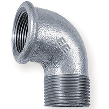 1/8 BSP M/F GALV ELBOW