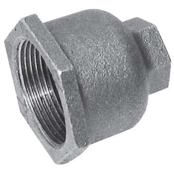 4\" X 2\" REDUCING SOCKET GALVANISED