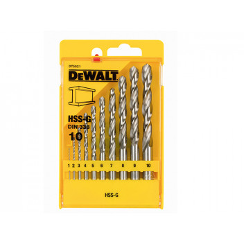 DEWALT DT5921 Extreme Metal Drill Bit Set, 10 Piece