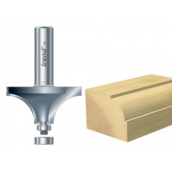 Trend 46/17 x 1/2 TCT Bearing Guided Ovolo & Round Over 19.1mm Radius