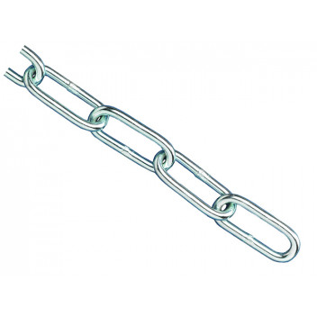 Faithfull Zinc Plated Chain 2.5mm x 2.5m - Max. Load 50kg