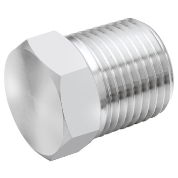 1/4\" BSPT MALE PLUG 316S.S HEX HEAD