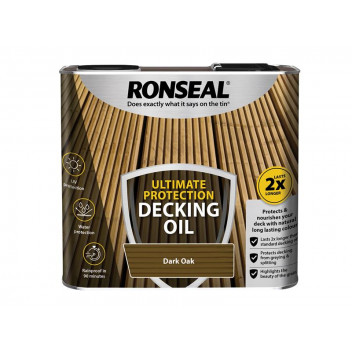 Ronseal Ultimate Protection Decking Oil Dark Oak 2.5 litre