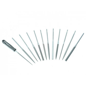Bahco Needle Set of 12 Cut 2 Smooth 2-472-16-2-0 160mm (6.2in)