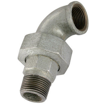 1.1/2\"BSP/T M/F T/SEAT 90DEG GALVANISED GF98G