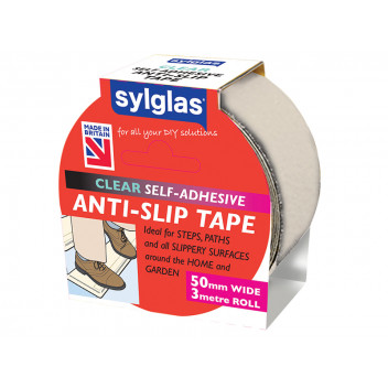 Sylglas Anti-Slip Tape 50mm x 3m Clear