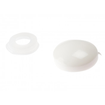 ForgeFix Domed Cover Cap White No. 6-8 Bag 25