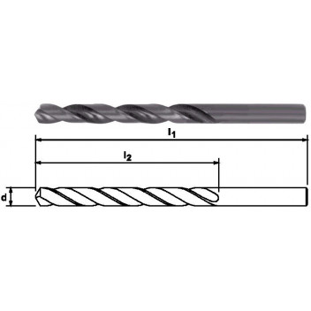 Long Series Drill Imperial 5/32 x 78mm