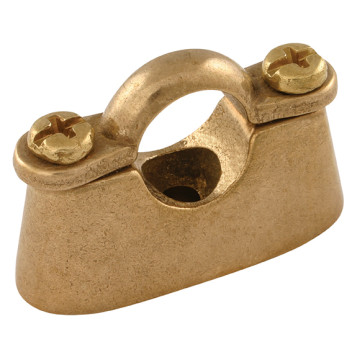 42MM OD HOSPITAL PIPE CLIP BRASS