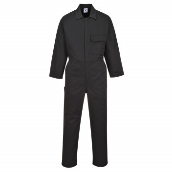 C802 Standard Coverall Black Tall Large