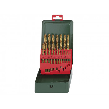 Metabo HSS-Tin Drill Bit Set 19 Piece