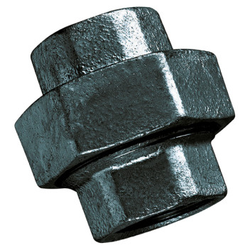 3/8\" BSPP/BSPP FEM/FEM EQUAL UNION BLK