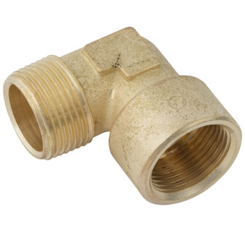 1/4\" BSPT Male x 1/4\" BSPP Female Elbow