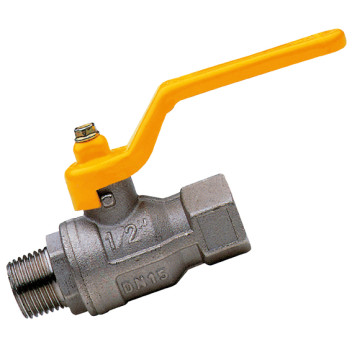 1\" BSPP Brass Ball Valve Lever Handle