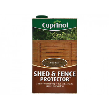 Cuprinol Shed & Fence Protector Gold Brown 5 litre