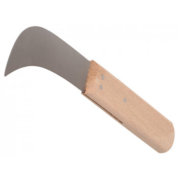 Faithfull Lino Knife 75mm (3in) - Beech Handle