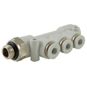8mm IN 4mm OUT x 3 x 1/4\" BSPP