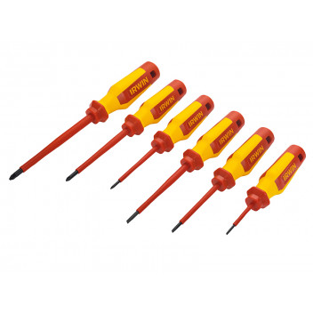 IRWIN VDE Pro Comfort Screwdriver Set of 6 SL/PH