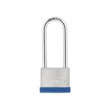 ABUS Mechanical 50mm Silver Rock 5 Padlock Long Shackle 80mm