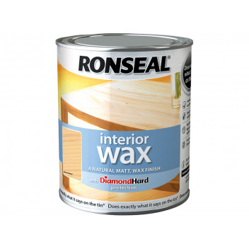 Ronseal Interior Wax Almond Wood 750ml