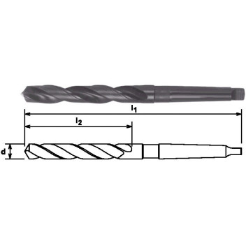 1.31/32\' DIA. MORSE TAPER SHANK DRILL