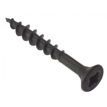 ForgeFix Carcass Screws Pozi Compatible SCT Black Phosphate 4.2 x 32mm Box 200