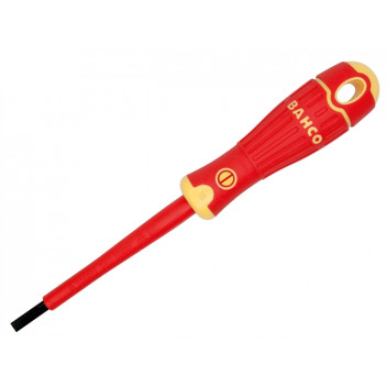 Bahco BAHCOFIT Insulated Screwdriver Slotted Tip 5.5 x 125mm
