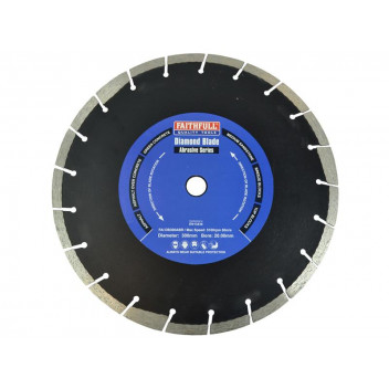 Faithfull Abrasive Diamond Blade 300 x 20mm