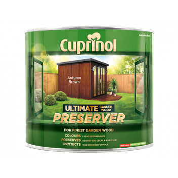 Cuprinol Ultimate Garden Wood Preserver Autumn Brown 1 litre