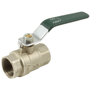 2.1/2\"BSP Brass Ball Valve Green Steel Long Handle