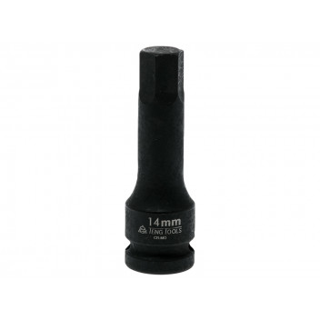 Teng 1/2in Hex Bit Impact Socket 14mm