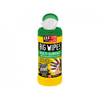 Big Wipes 4x4 Multi-Surface Cleaning Wipes (Tub 80)
