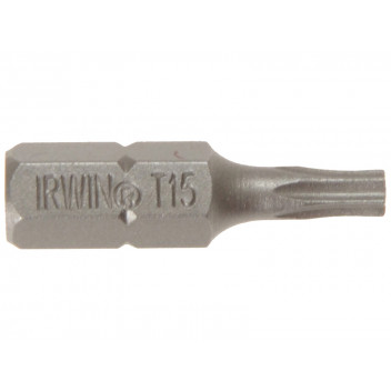 IRWIN Screwdriver Bits TORX TX15 x 25mm (Pack 10)