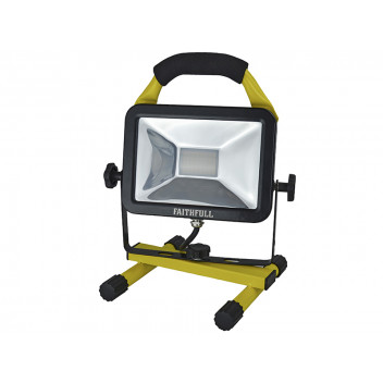 Faithfull Power Plus SMD LED Pod Site Flood Light 20W 1800 Lumens 110V