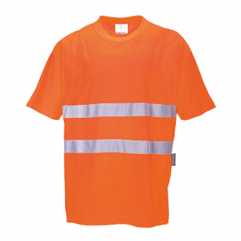 S172 Cotton Comfort T-Shirt Orange Large