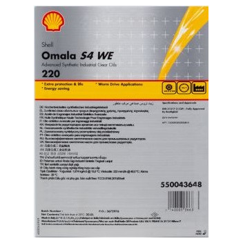 20LT Shell Omala S4 WE220