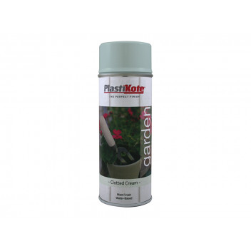 PlastiKote Garden Colours Spray Paint Clotted Cream 400ml