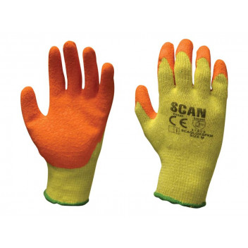 Scan Knitshell Latex Palm Gloves - XL (Size 10) (Pack 12)